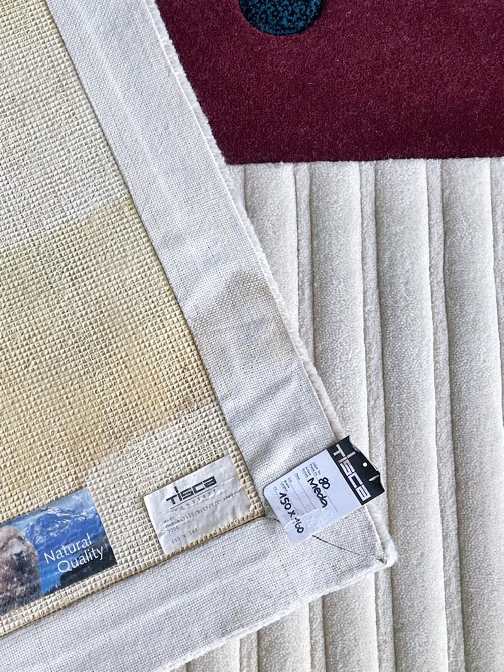 Tapis Tisca Meda tufté à la main, France, années 1980 Bon état - En vente à Debrecen, HU