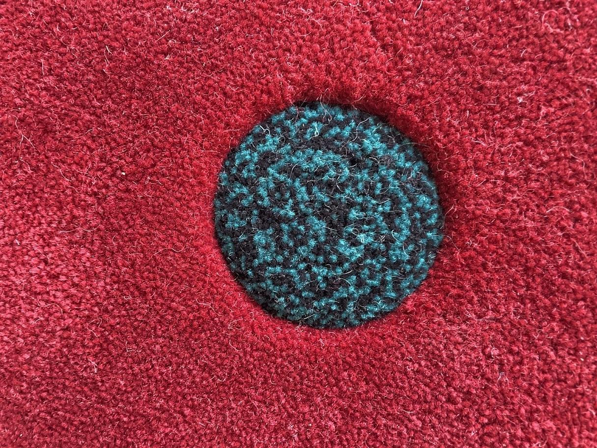 Fin du 20e siècle Tapis Tisca Meda tufté à la main, France, années 1980 en vente