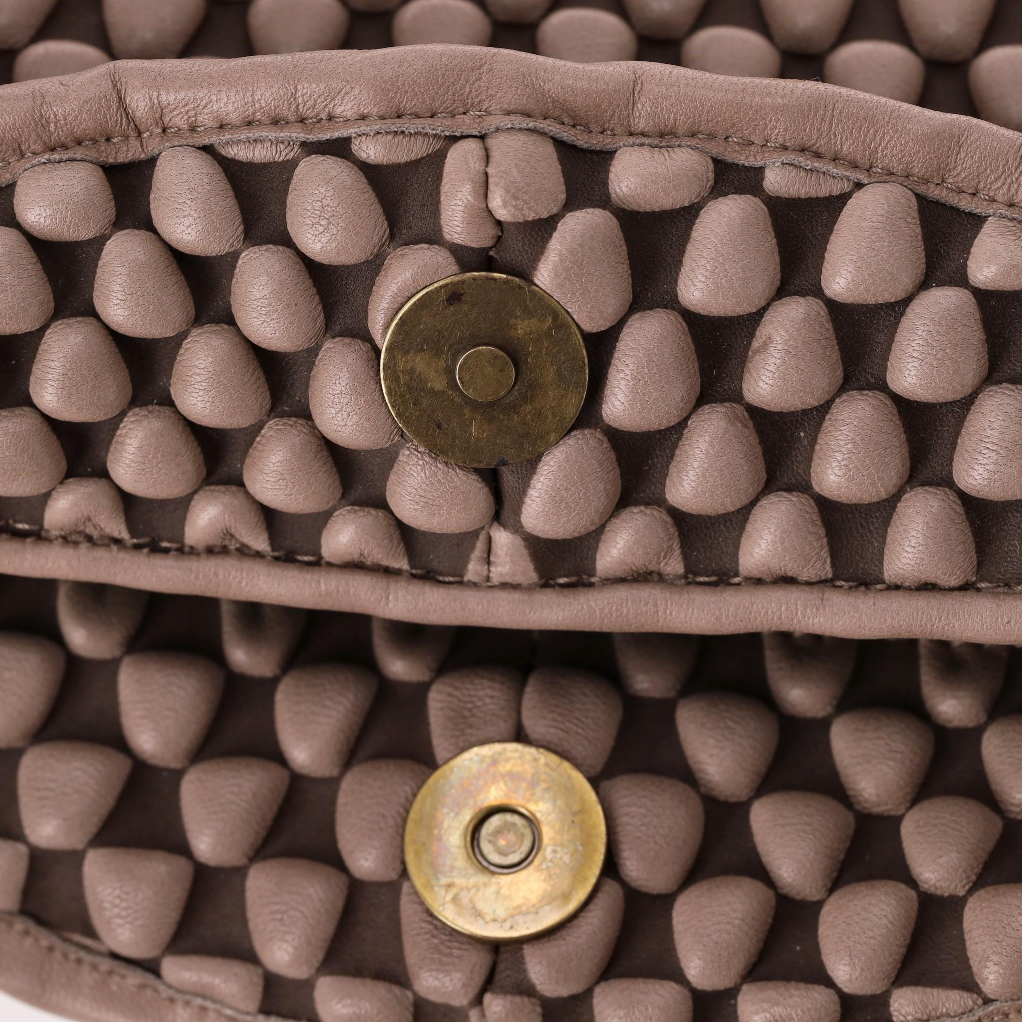 Bolso de hombro de piel burbuja Tissa Fontaneda Simple Matter Classic 2