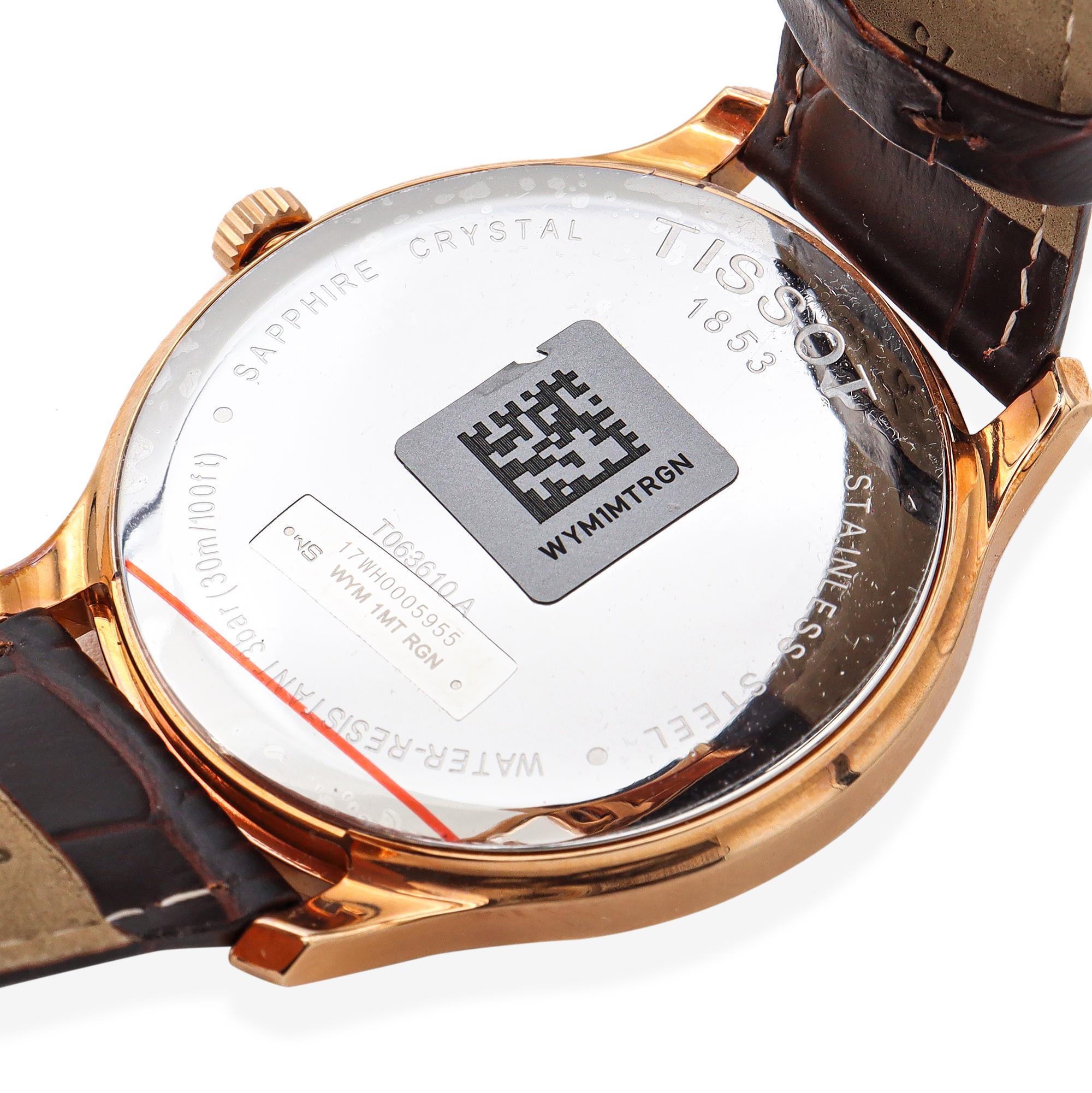 TISSOT 1853 Orologio da uomo con data al quarzo in acciaio inossidabile in vendita 1