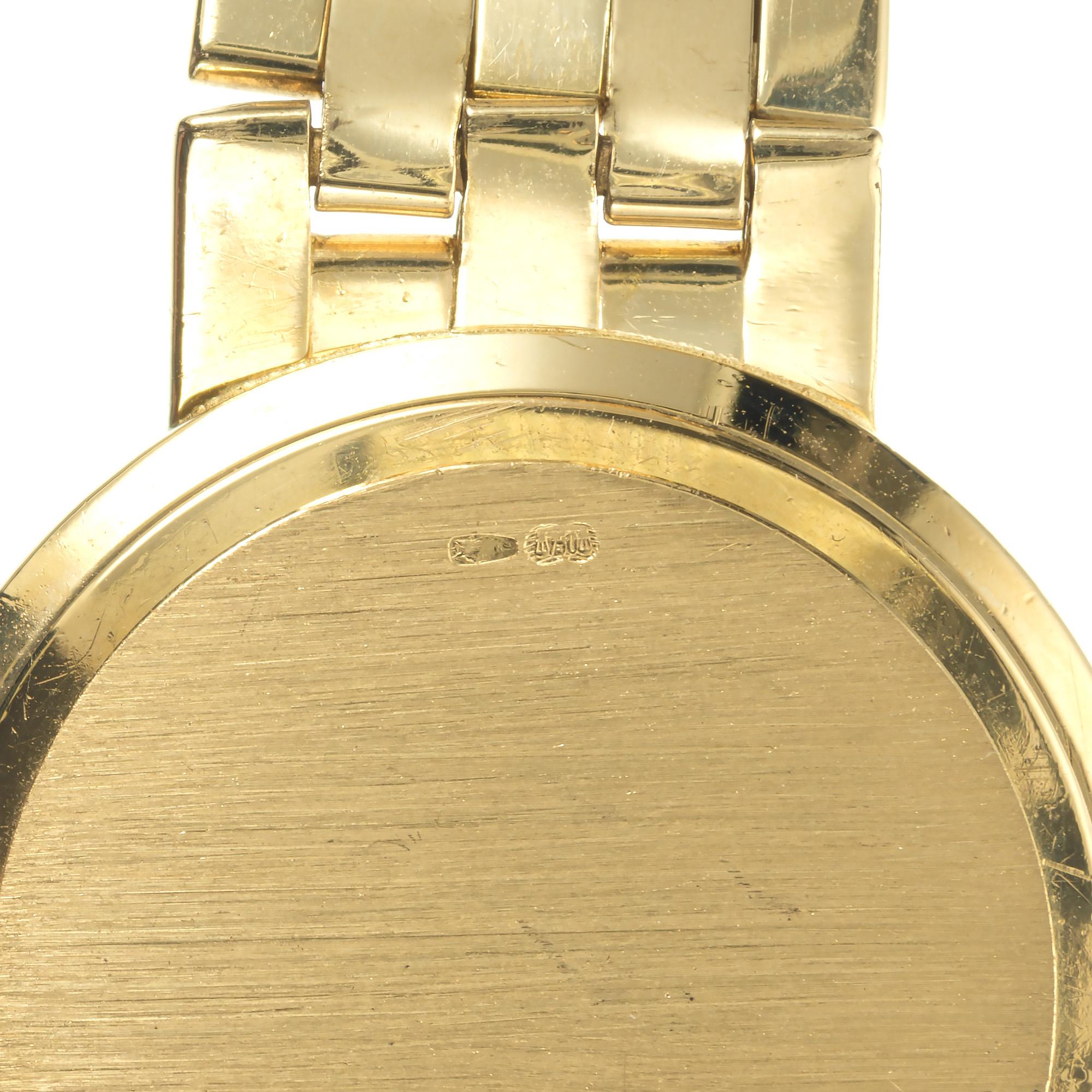 Tissot 18 Karat Gold Damen-Panther-Armbanduhr mit fünf Reihen im Angebot 3