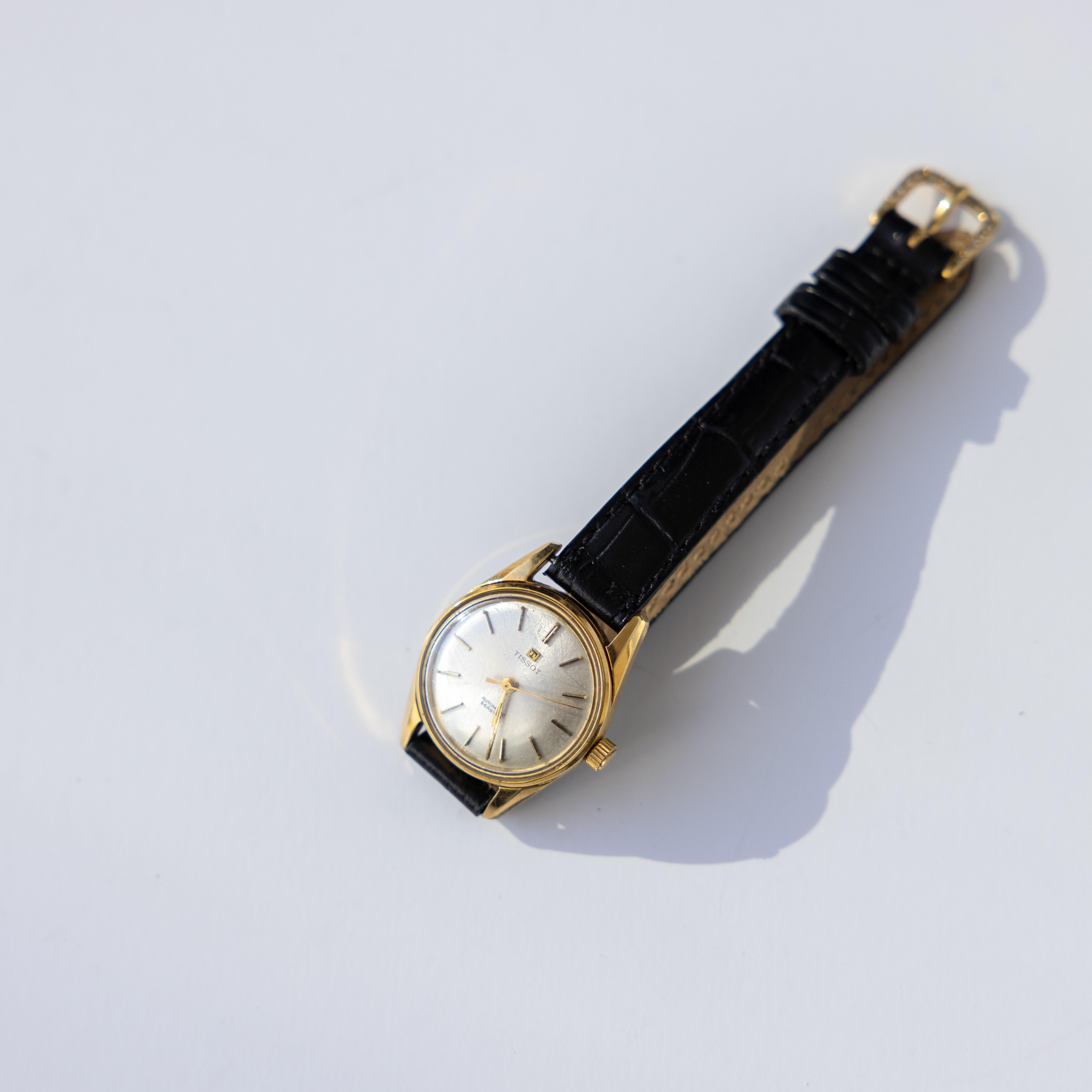 Tissot Automatic Seastar Diamond 18K Yellow Gold Vintage Women’s Watch 5