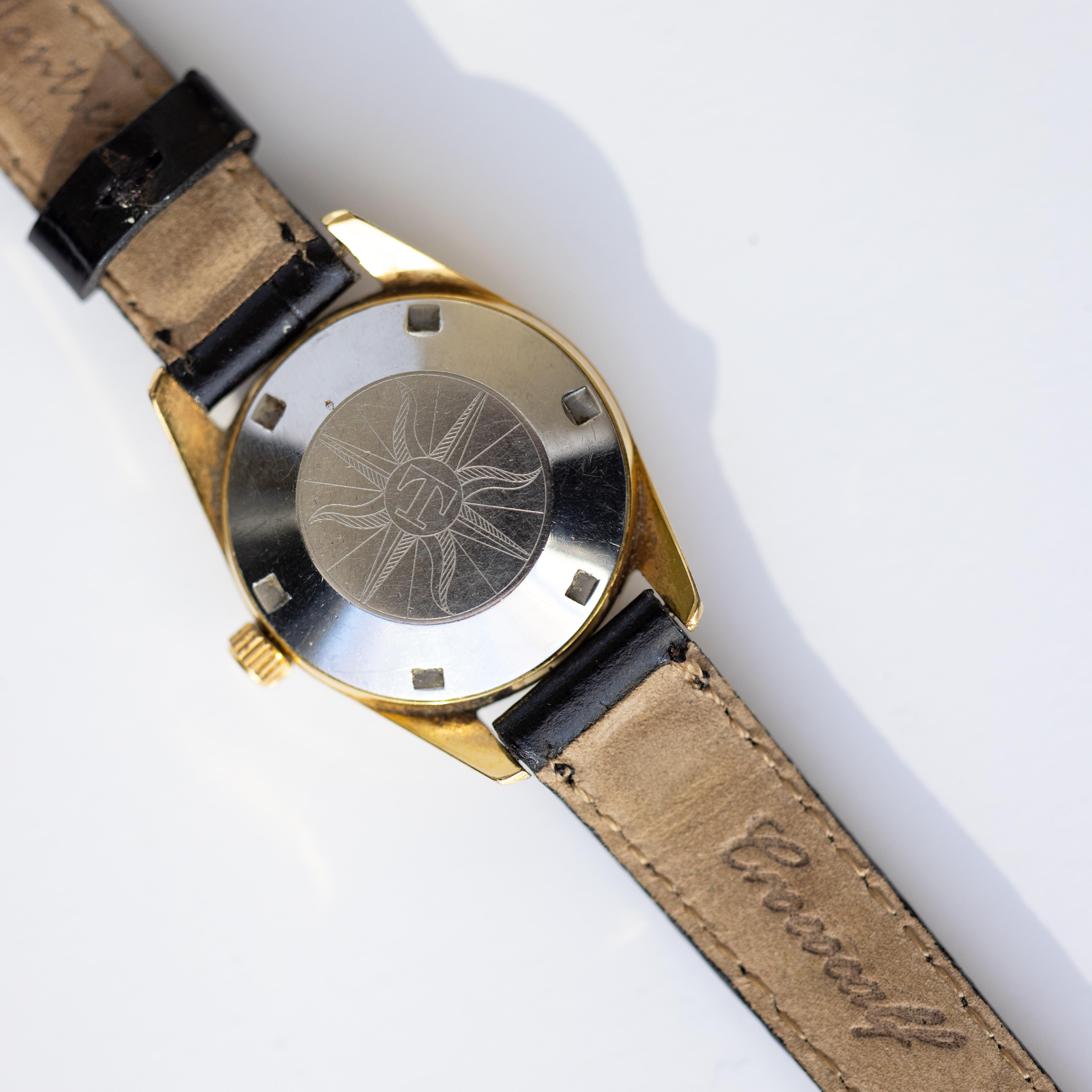 Tissot Automatic Seastar Diamond 18K Yellow Gold Vintage Women’s Watch 7