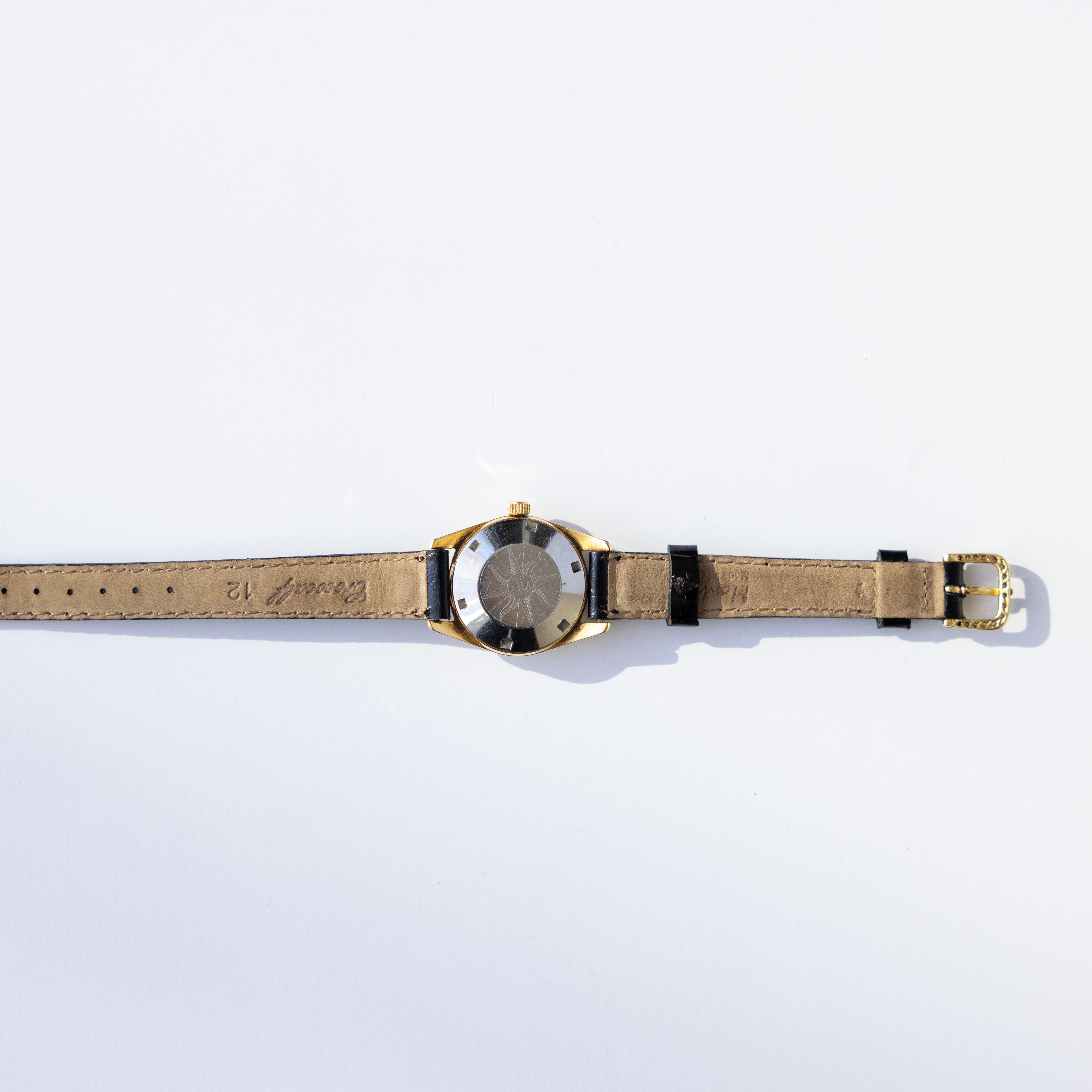 Tissot Automatic Seastar Diamond 18K Yellow Gold Vintage Women’s Watch 2