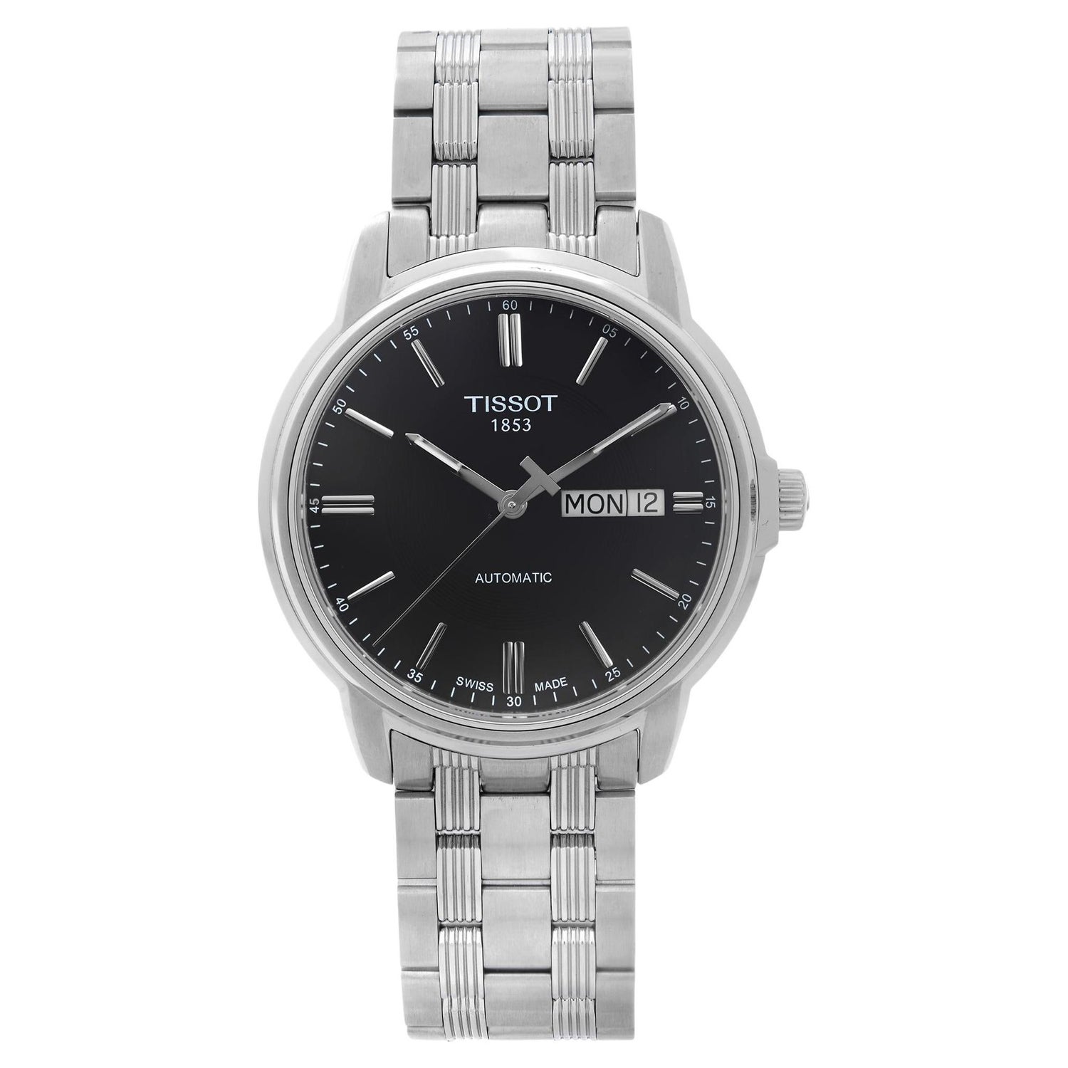 Tissot Automatics III Day Date Steel Automatic Men Watch T065.430.11.051.00  For Sale at 1stDibs