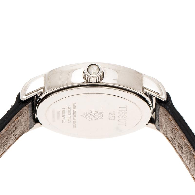 Tissot Black l T-Classic Everytime T057210A Women's Wristwatch 28 mm In Good Condition In Dubai, Al Qouz 2