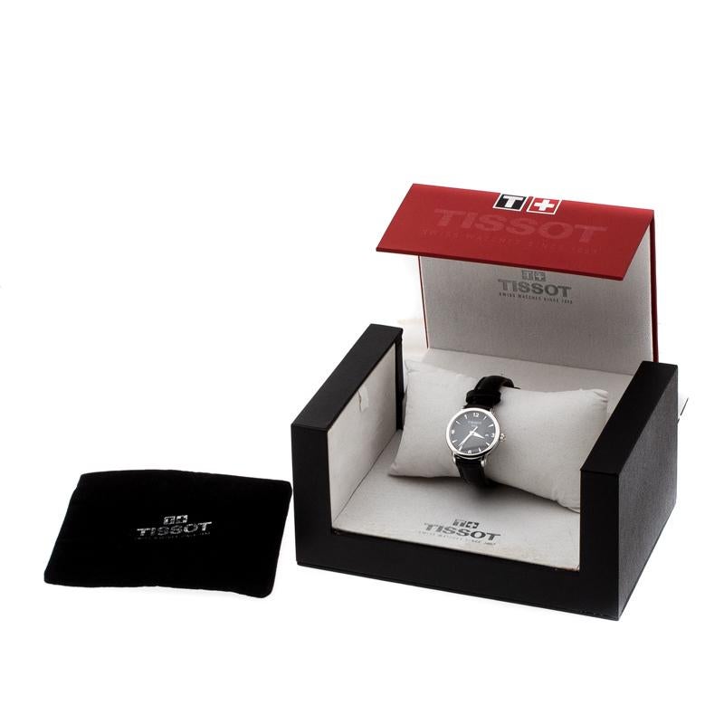 Tissot Black l T-Classic Everytime T057210A Women's Wristwatch 28 mm 1