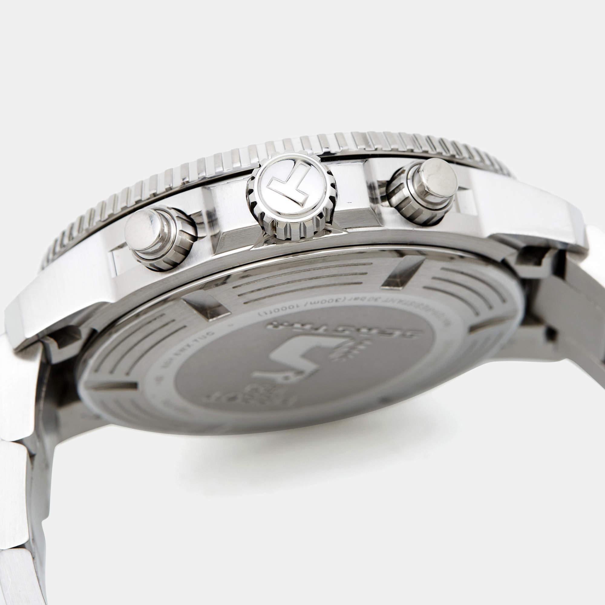 Tissot Blue Stainless Steel Seastar 1000 T120.417.11.041.00 Men's Wristwatch 3