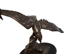 Tissot Bronzeskulptur "2 fliegende Möwen" - bronze sculpture "2 Flying Seagulls"