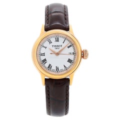 Tissot Carson Damen-Quarzuhr mit weißem Zifferblatt aus Stahl T085.210.36.013,00