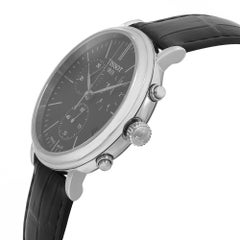 Tissot Carson Premium 41mm Stahl Schwarzes Zifferblatt Quarz Herrenuhr T122.417.16.051.00