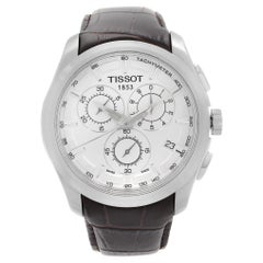 Tissot Couturier Steel Leather White Dial Quartz Watch T035.617.16.031.00