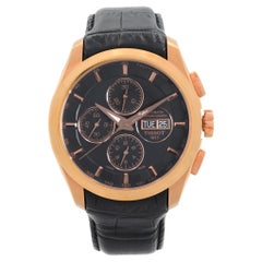 Tissot Couturier Chronograph Stahl Schwarzes Zifferblatt Automatikuhr T035.614.36.051.01