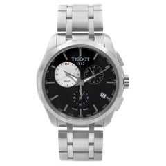 Tissot Couturier GMT Stainless Steel Black Dial Quartz Watch T035.439.11.051.00
