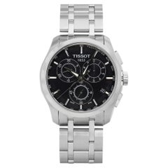 Tissot Couturier Steel Chronograph Black Dial Quartz Watch T035.617.11.051.00