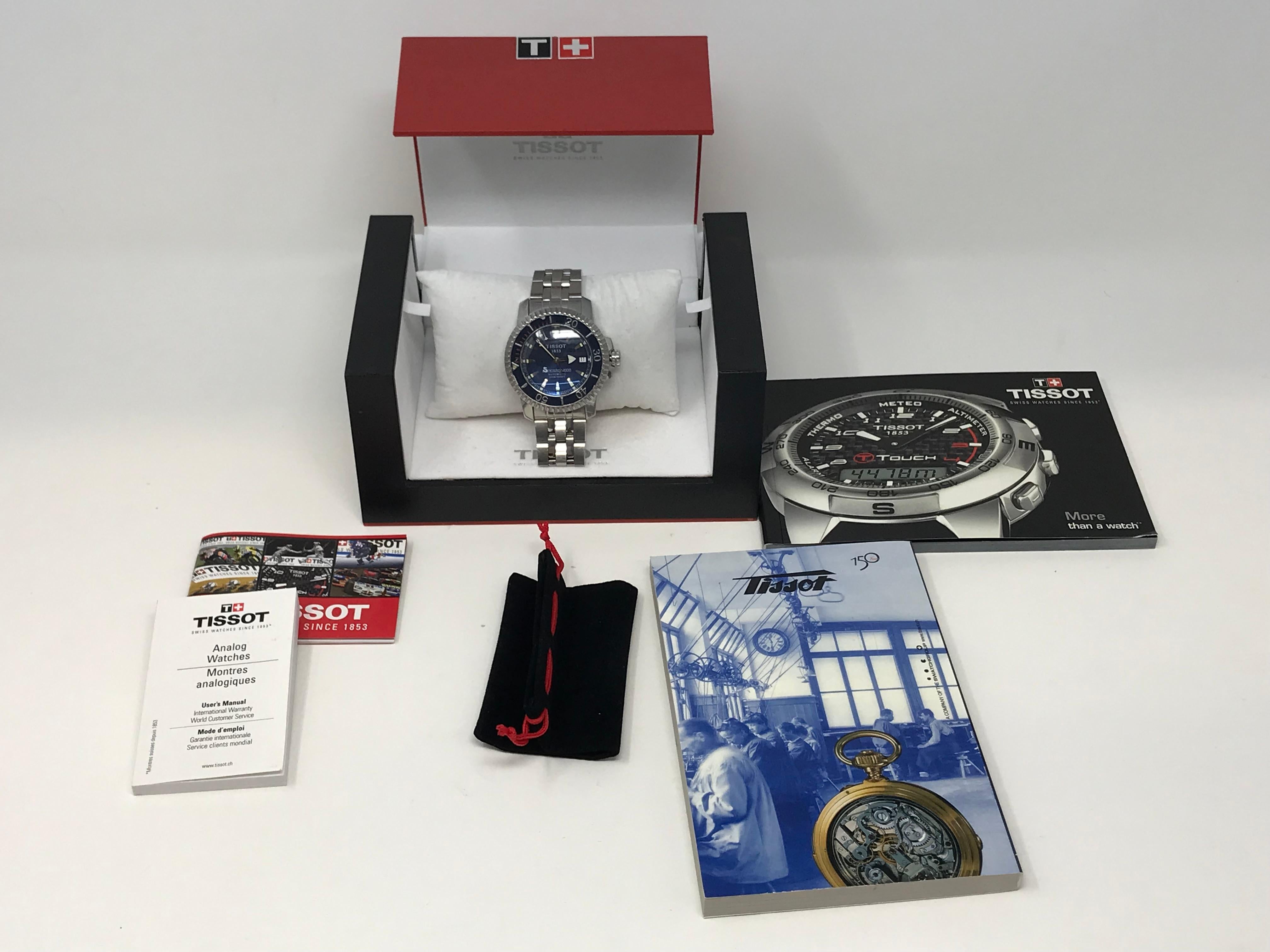 Montre-bracelet automatique Tissot Diver Seastar 1000 Pour hommes en vente