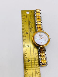 Tissot Flamingo Quartz Mother of Pearl Two-Tone Ladies Watch