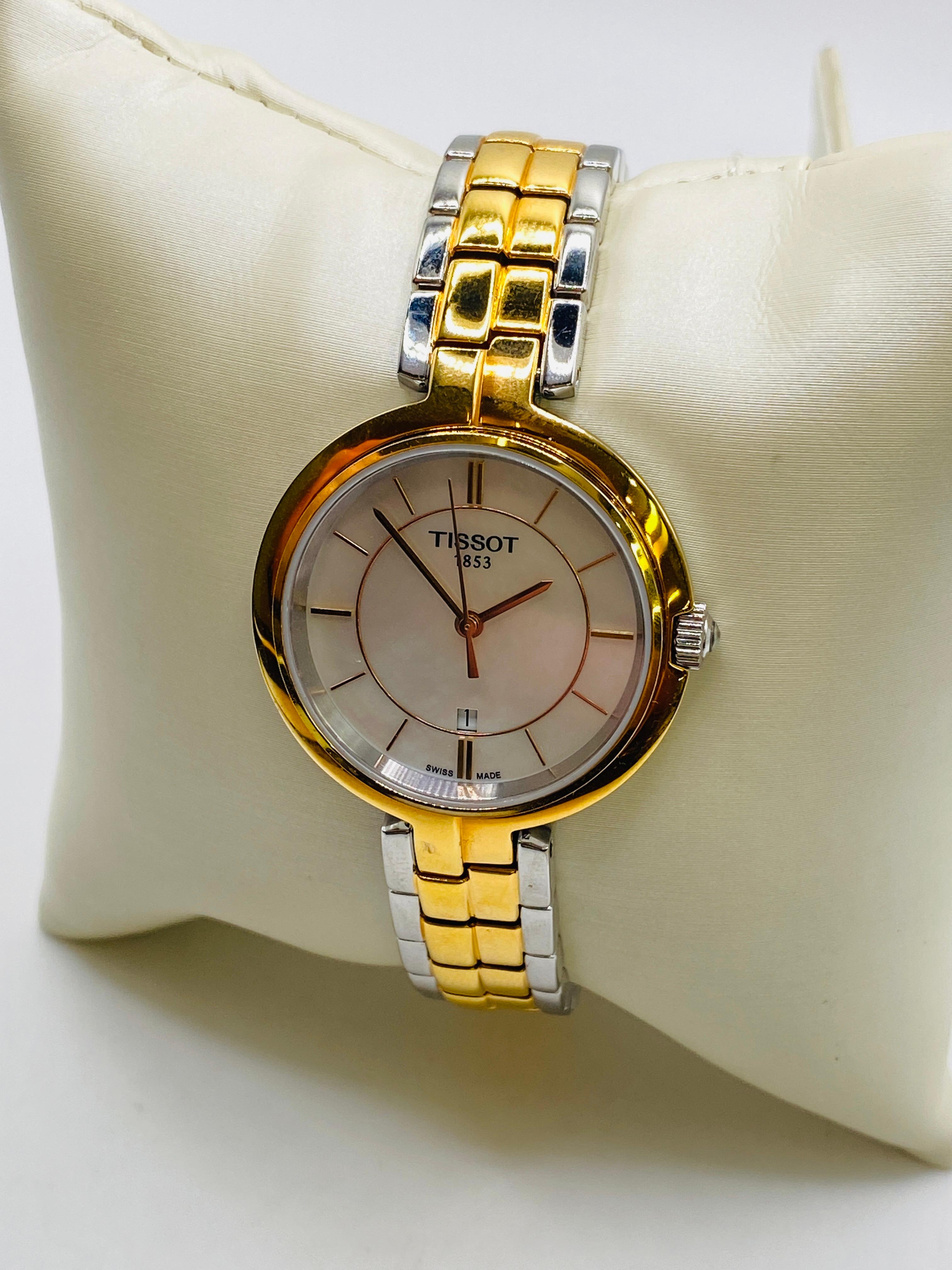 tissot flamingo mother of pearl