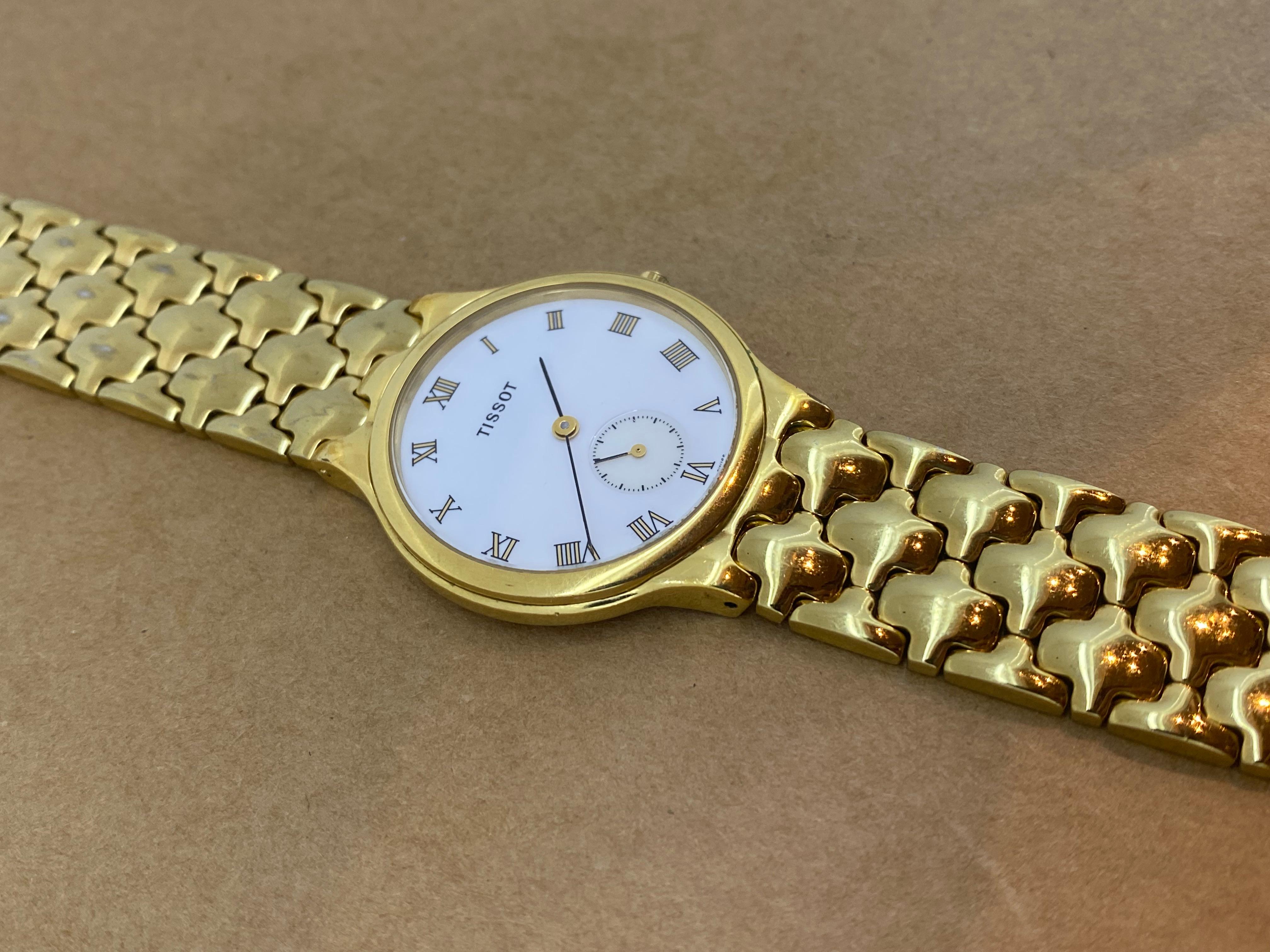 Modern Tissot K 253 Gold-Plated S/Steel Swiss Quartz 32mm Vintage Mens' Watch