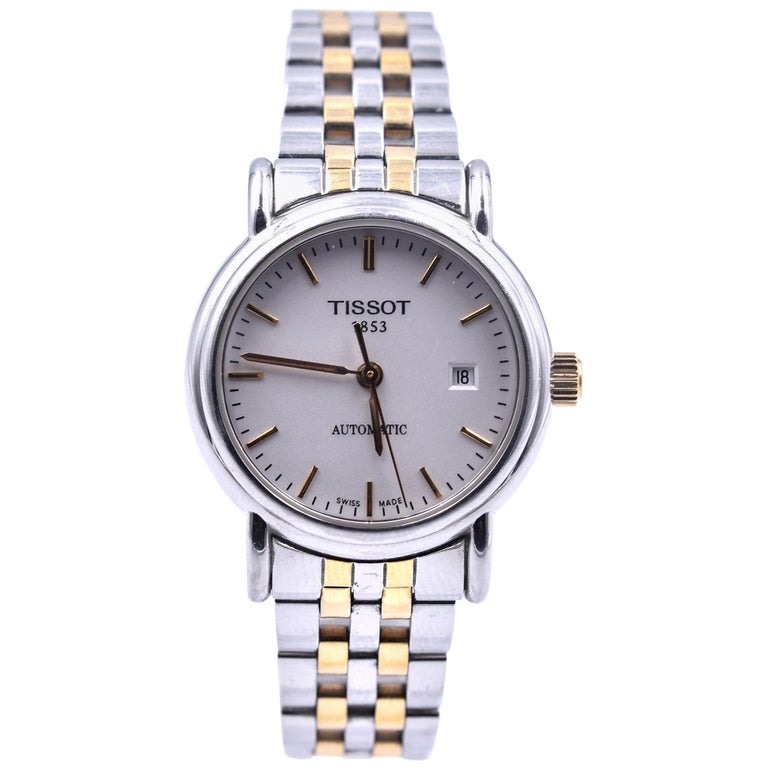 Tissot Ladies TwoTone 1853 Automatic Watch at 1stDibs tissot ladies
