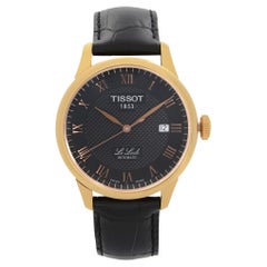 Tissot Le Locle Steel Black Roman Dial Mens Automatic Watch T41.5.423.53
