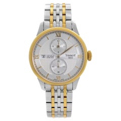 Tissot Le Locle Montre automatique bicolore en acier et argent T006.428.22.038.02