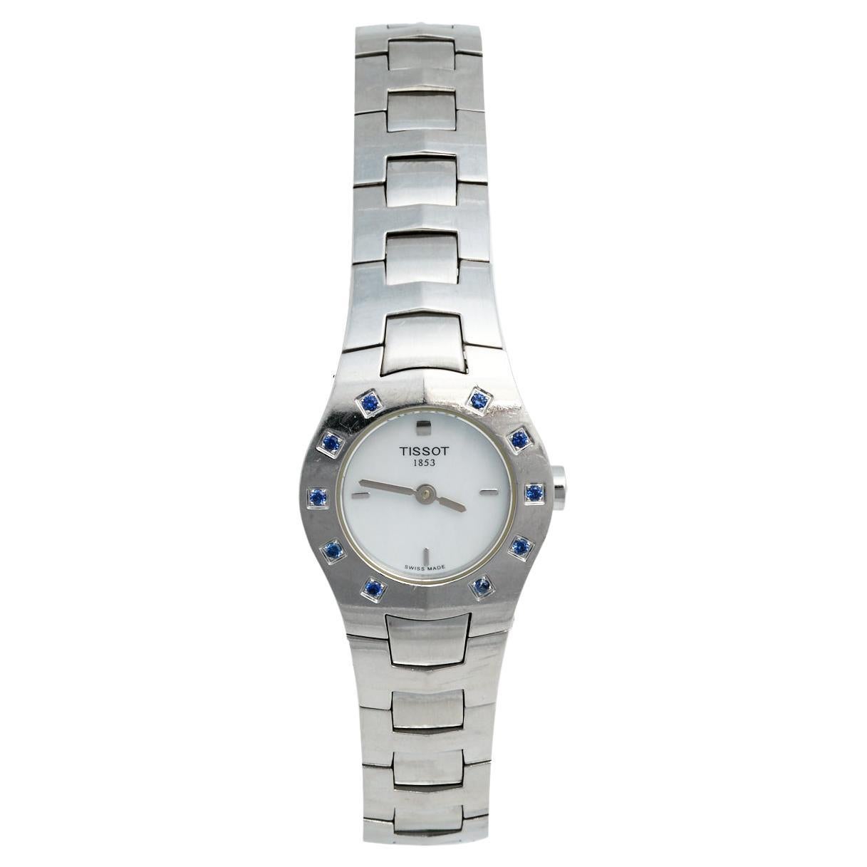 Tissot Mother of Pearl Stainless Steel L521.112 Women's Wristwatch 23 mm