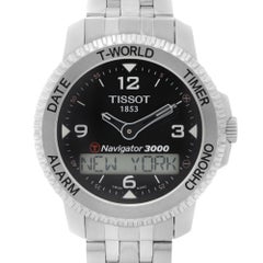 Tissot Navigator 3000 Steel Black Dial Mens Quartz Watch T96.1.488.52