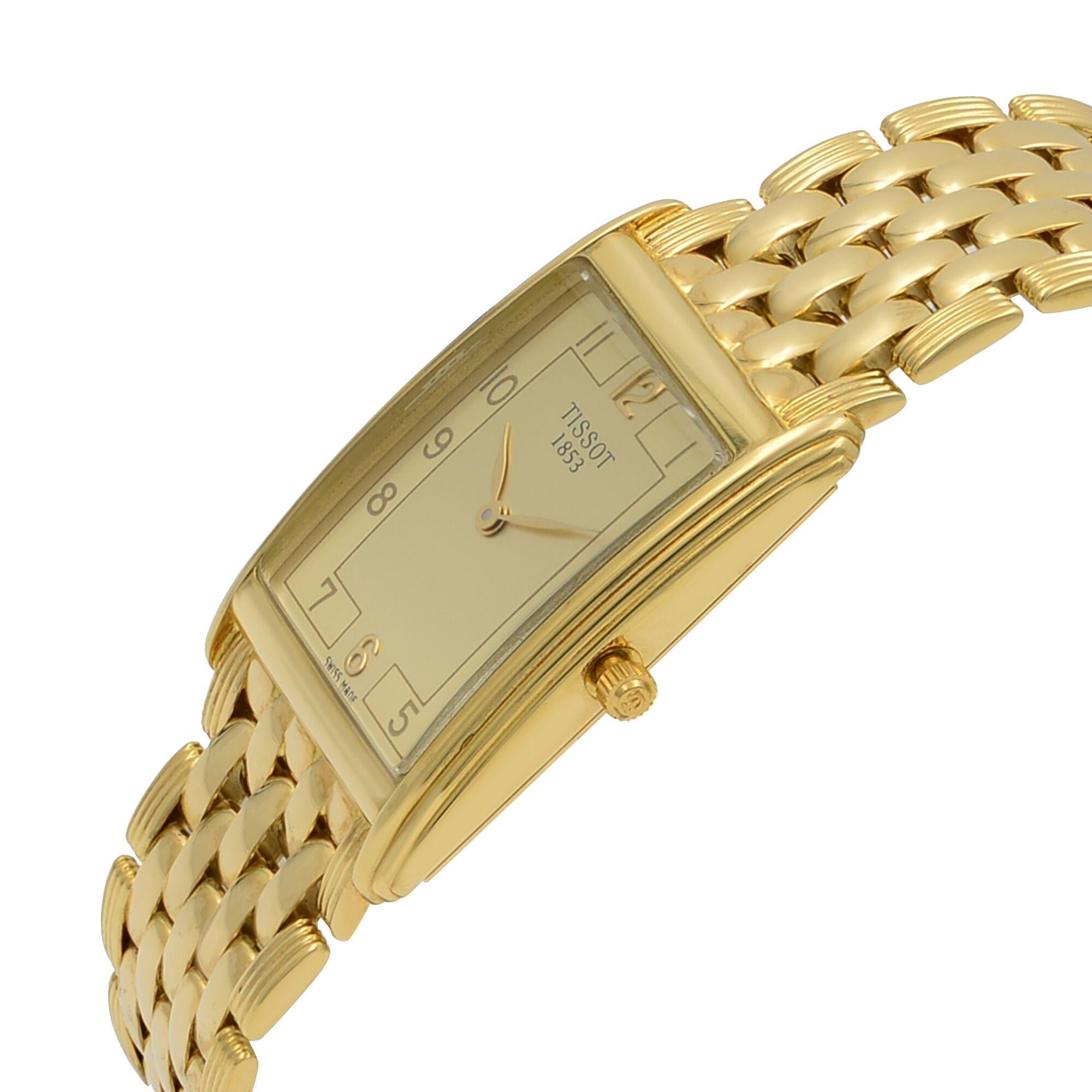 tissot gold watch men