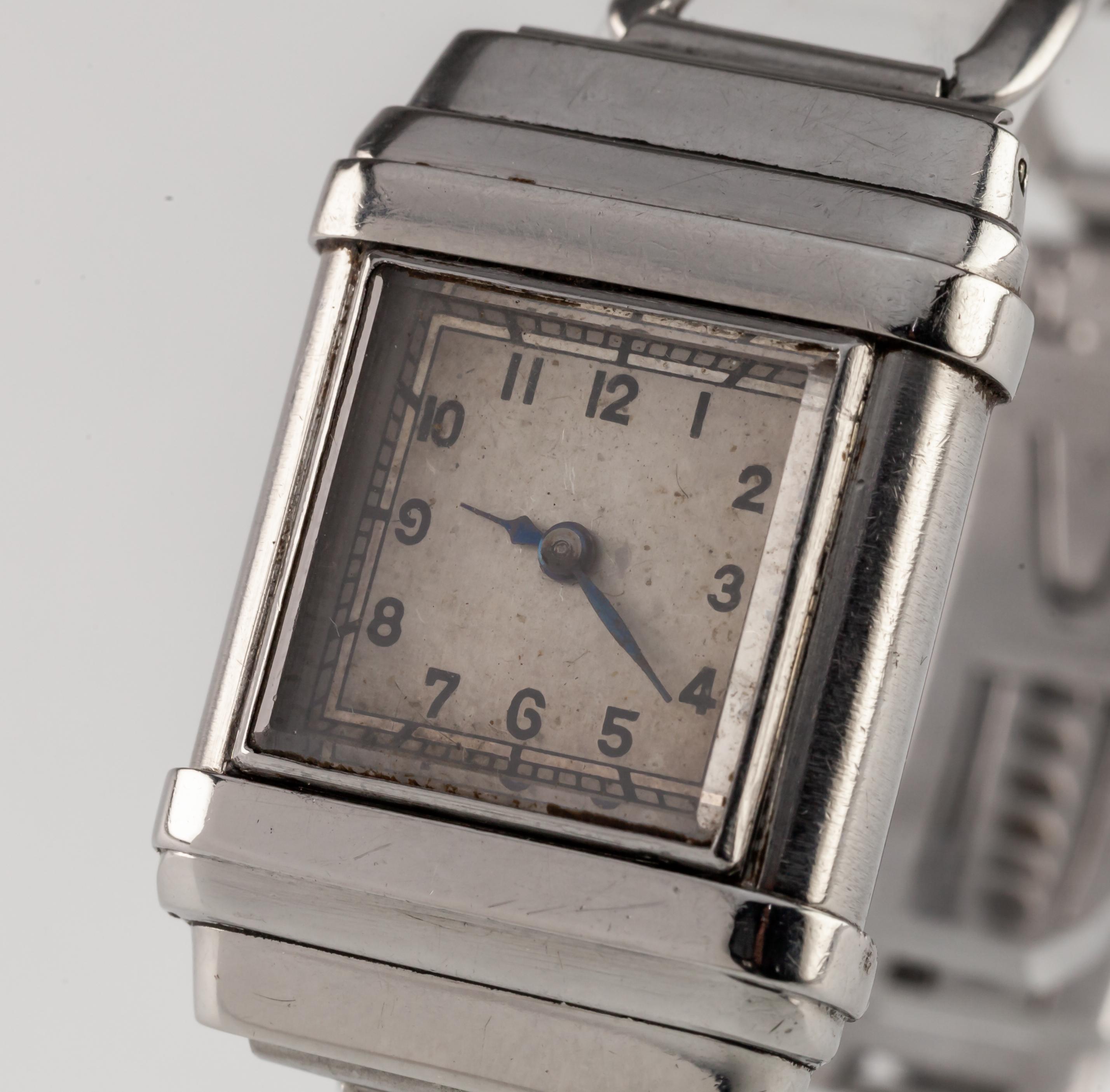 Tissot/Omega Antique Men's Marine First Diver Watch Stainless Steel Hadleyite
Movement #599753
Case #699761

Stainless Steel Unique Diver's Removable Case
23 mm Wide
34 mm Long
8 mm Thick
Lug-to-Lug Width = 11 mm

Silver dial w/ Cobalt Blue Hands (M