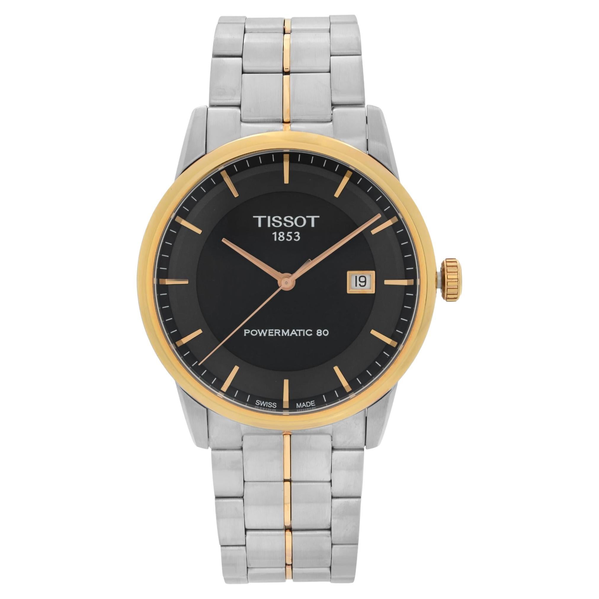 Tissot Powermatic Steel Black Dial Mens Automatic Watch T086.407.22.051.00