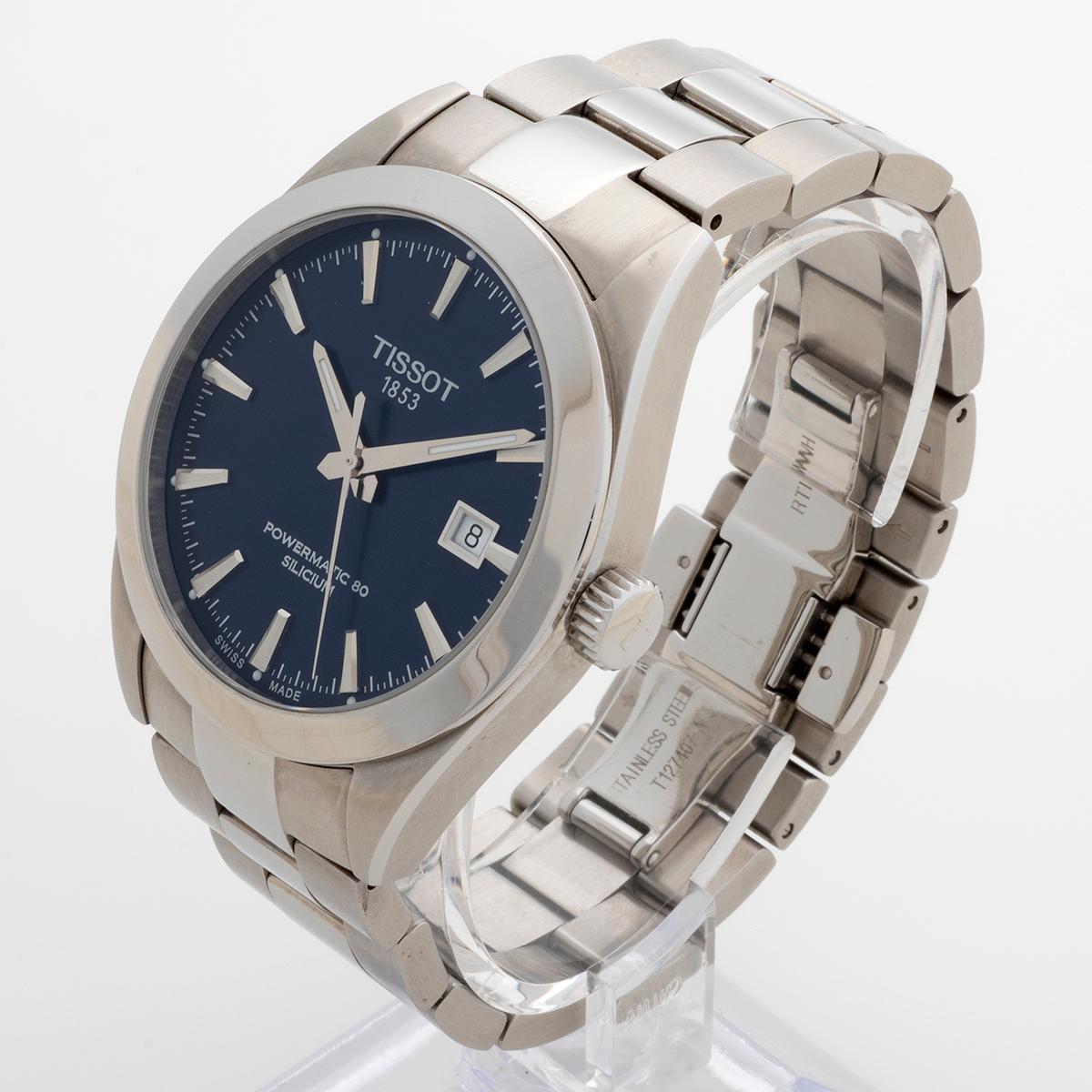 Reloj de pulsera Tissot Powermatic Gentleman 80, caja de 40 mm, reserva de marcha de 80 horas.... en Excelente estado para la venta en Canterbury, England