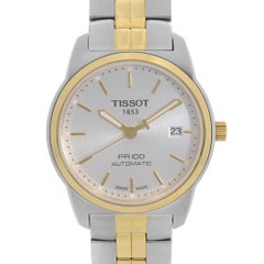 Tissot PR 100 Two Tone Steel Silver Dial Automatic Watch T049.407.22.031.00