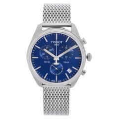 Tissot PR 100 Steel Blue Dial Mens Quartz Watch T101.417.11.041.00