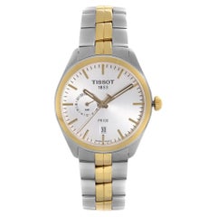 Used Tissot PR100 GMT Two Tone Steel Silver Dial Quartz Watch T101.452.22.031.00