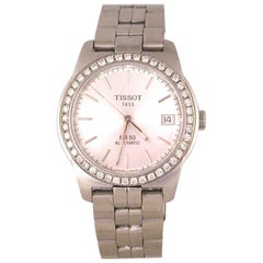 Tissot PR50 Men's Watch Stainless Steel White Diamonds