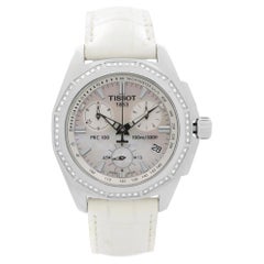 Reloj Tissot PRC 100 Streel Diamond Bezel Mop Dial Quart Ladies Watch T22.1.456.21