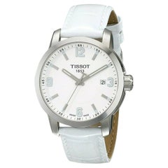 Tissot PRC 200 Steel White Dial Quartz Unisex Watch T0554101601700