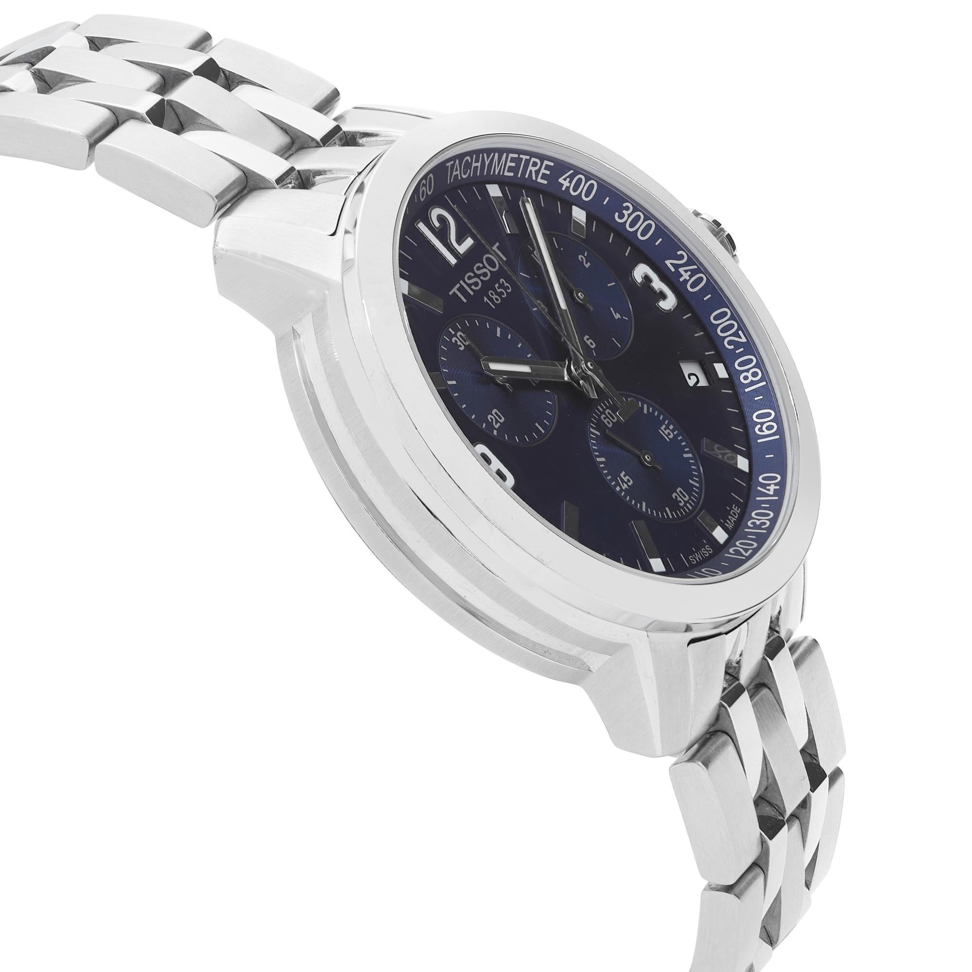 Comes with an Original Box and Paper. Excellent Condition. The watch was never owned but may have some hairline scratches on the backplate due to storing and handling. 

Brand: Tissot  Type: Wristwatch  Department: Men  Model Number: