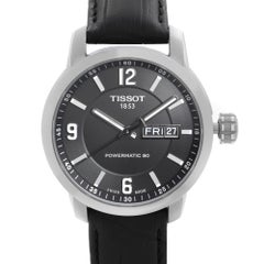 Tissot PRC 200 Powermatic 80 Steel Black Dial Mens Watch T055.430.16.057.00