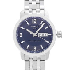 Tissot PRC 200 Stainless Steel Blue Dial Automatic Mens Watch T055.430.11.047.00