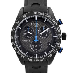 Tissot PRS 516 Chronograph Steel Carbon Dial Quartz Men Watch T100.417.37.201.00