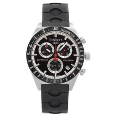 Tissot PRS516 Steel Chronograph Black Dial Quartz Mens Watch T044.417.27.051.00