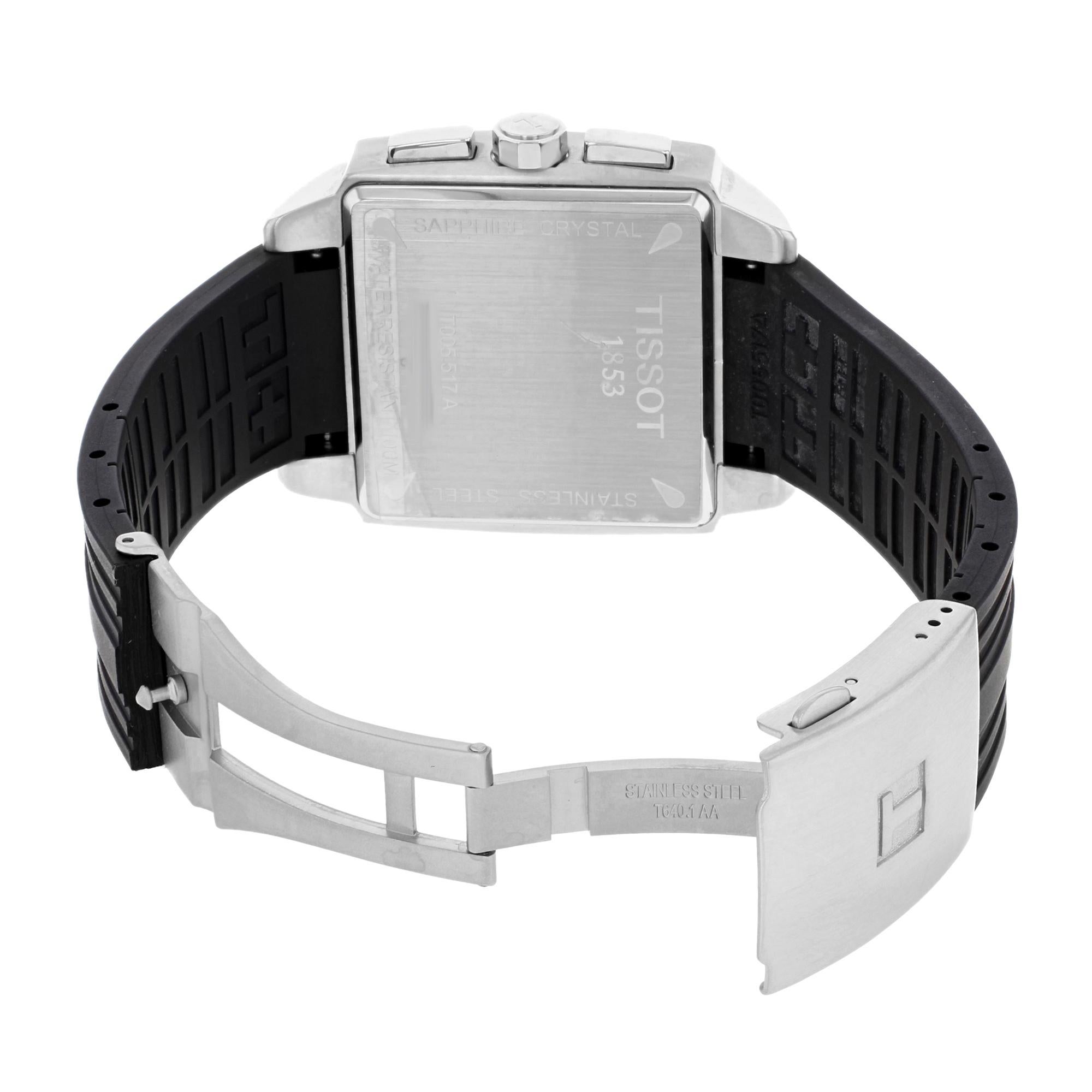 tissot square chronograph