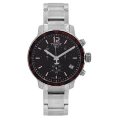 Tissot Quickster Chronograph Steel Black Dial Quartz Watch T095.417.11.057.00