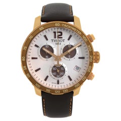 Tissot Quickster Montre chronographe à quartz avec cadran en acier et argent T095.417.36.037.01