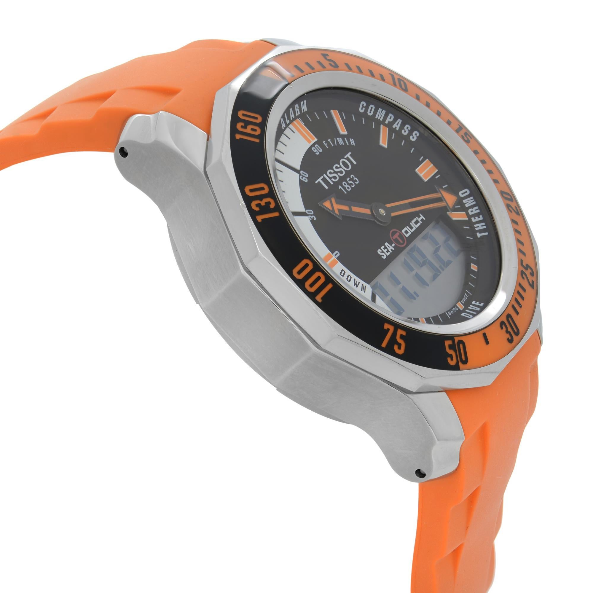 tissot sea touch orange