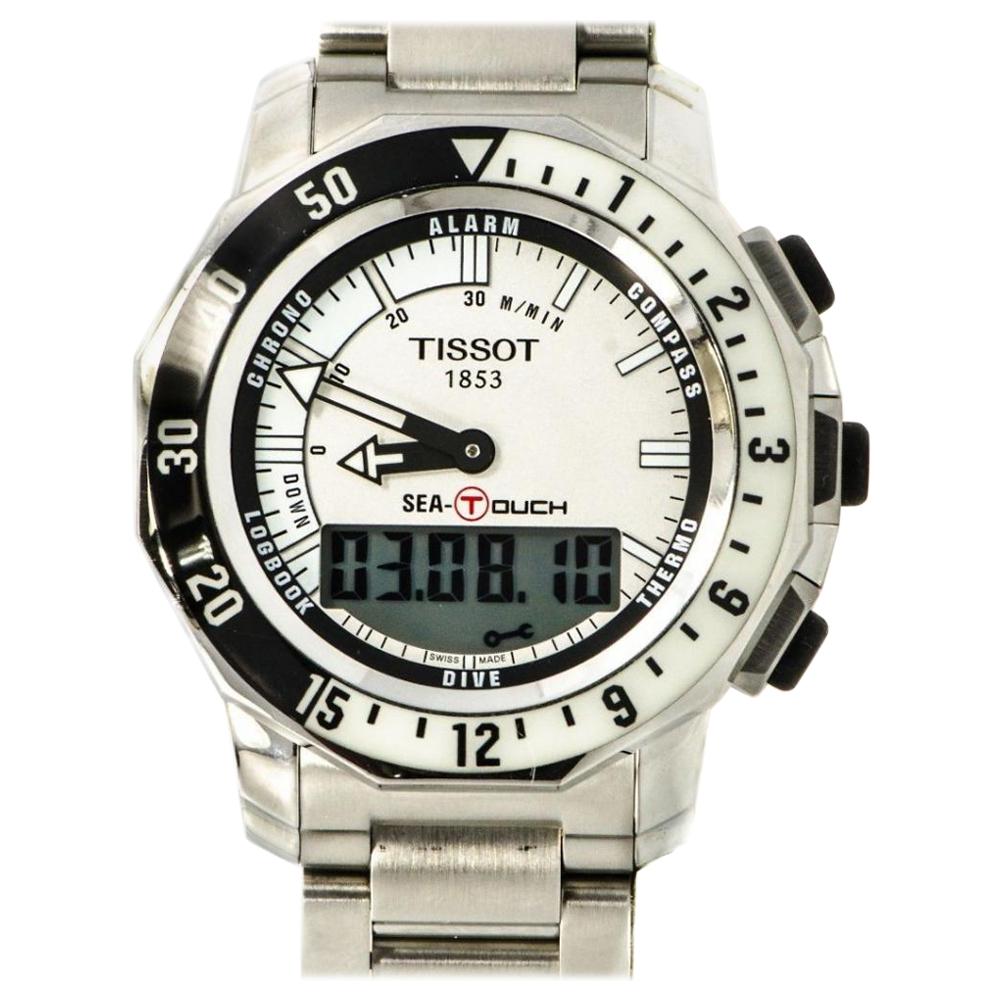 Tissot SEA-Touch T026420A, White Dial, Certified and Warranty For Sale