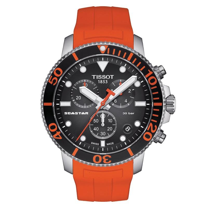 Tissot SeaStar 1000 Chronograph Men's Watch T1204171705101 In New Condition In Wilmington, DE