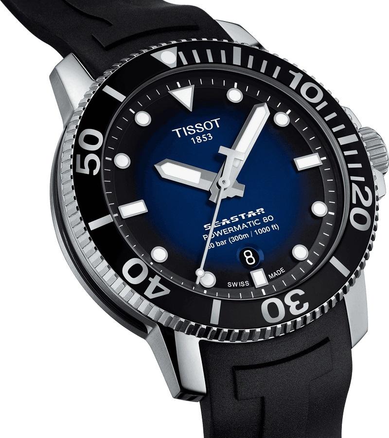 Tissot SeaStar 1000 PowerMatic 80 Men's Watch T1204071704100 In New Condition In Wilmington, DE